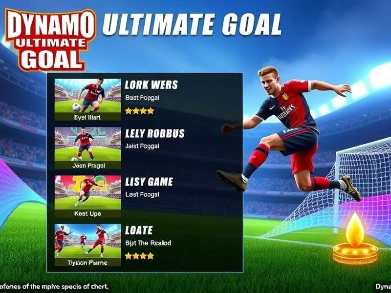 Dynamo Ultimate Goal gameplay screenshot showing realistic football action